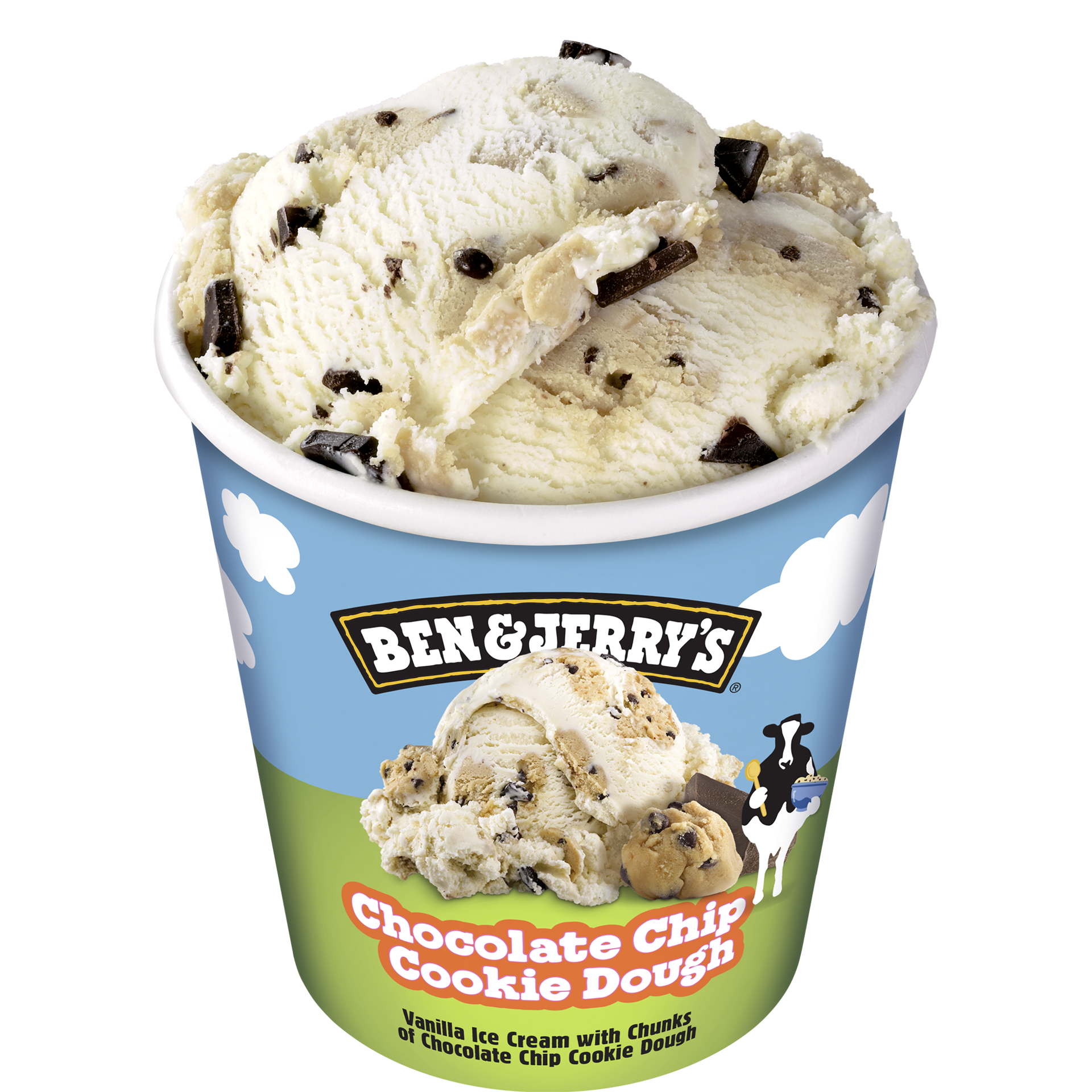 Chocolate Chip Cookie Dough Helado - Pint