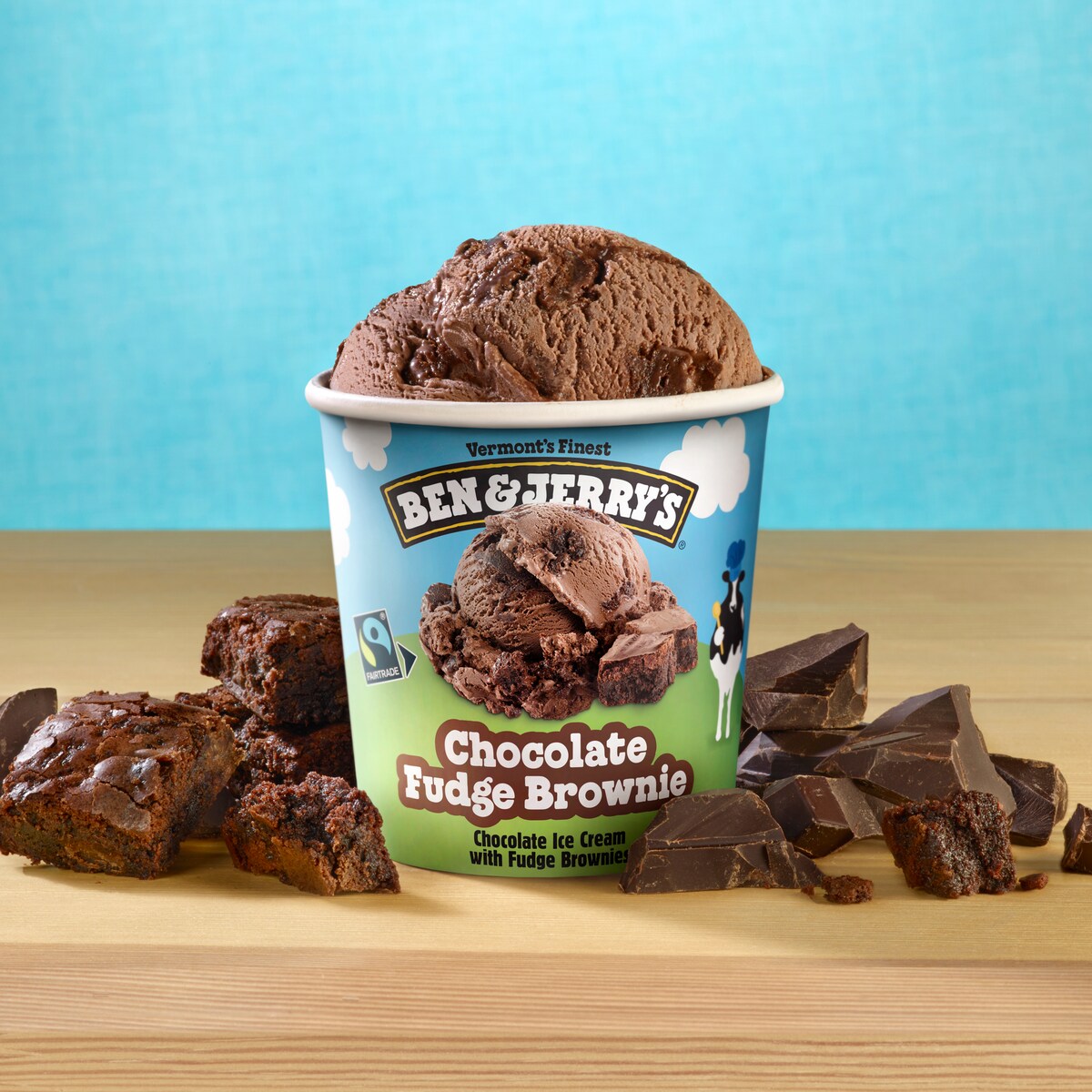 Chocolate Fudge Brownie Helado - Pint 2 / 4