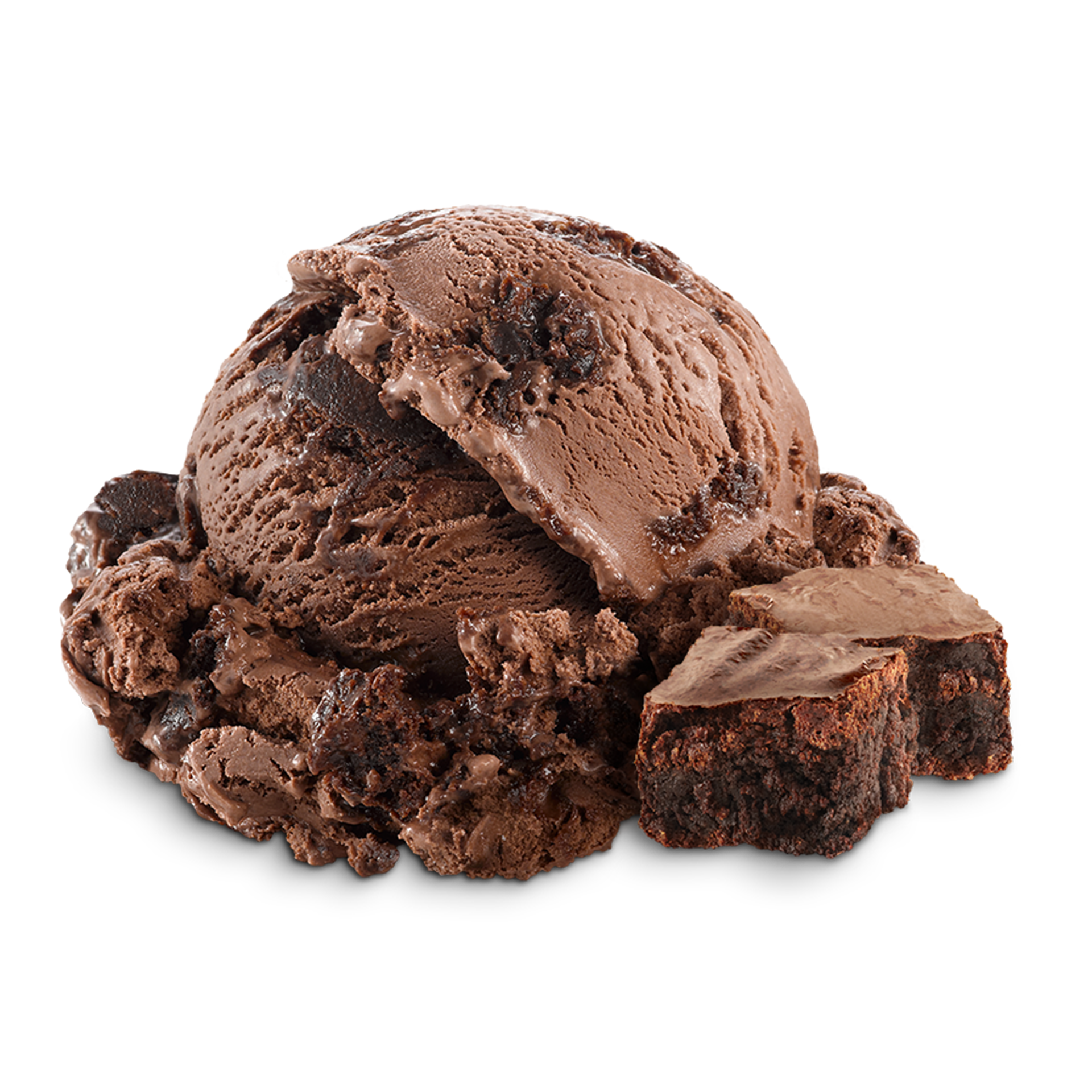 Scoop of Ice Cream with ingredients