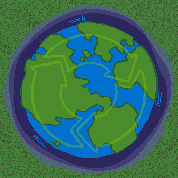 Icono de embalaje responsable